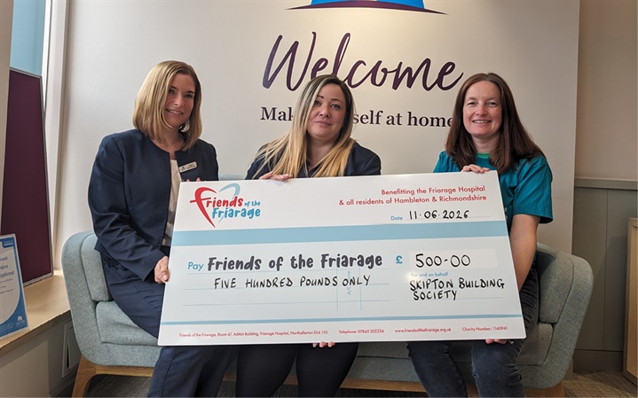 Donation from Skipton Building Society