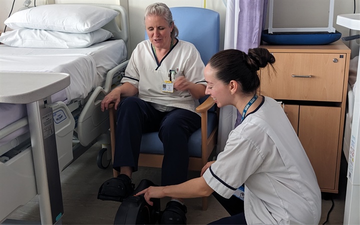 Mini-exercise bike funded for Gara Ward