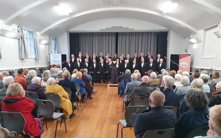 The Northallerton Male Voice Choir at Thirsk & Sowerby Town Hall