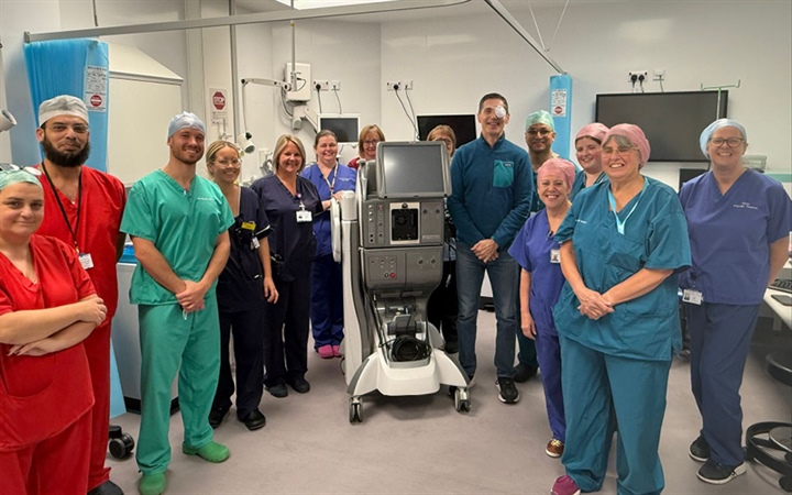 Appeal milestone as first patient has eye surgery at the Friarage