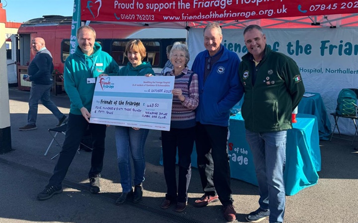 Final fundraising event from Yorkshire Dales Classic Car Club