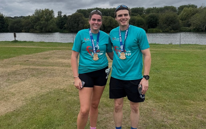 Brother and sister team up to raise £14,683 for the Friarage!